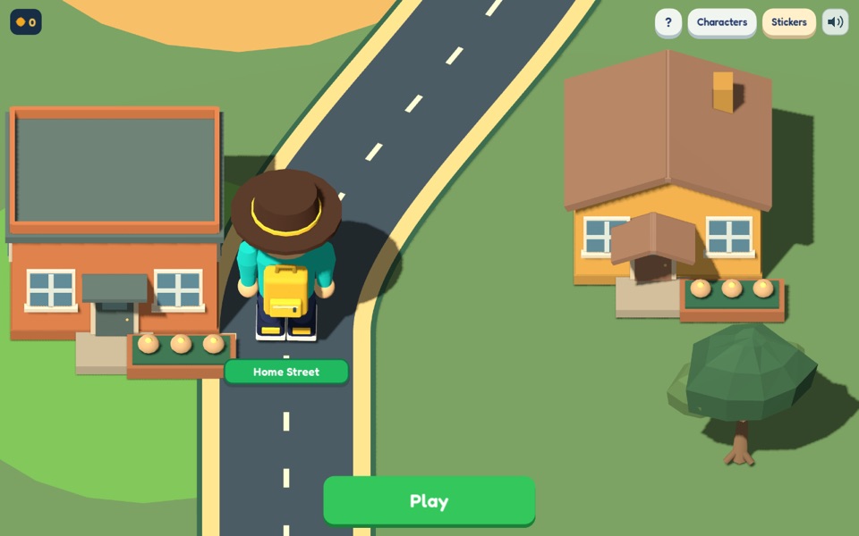 Multiply Run: a kid in a hat running down a city street